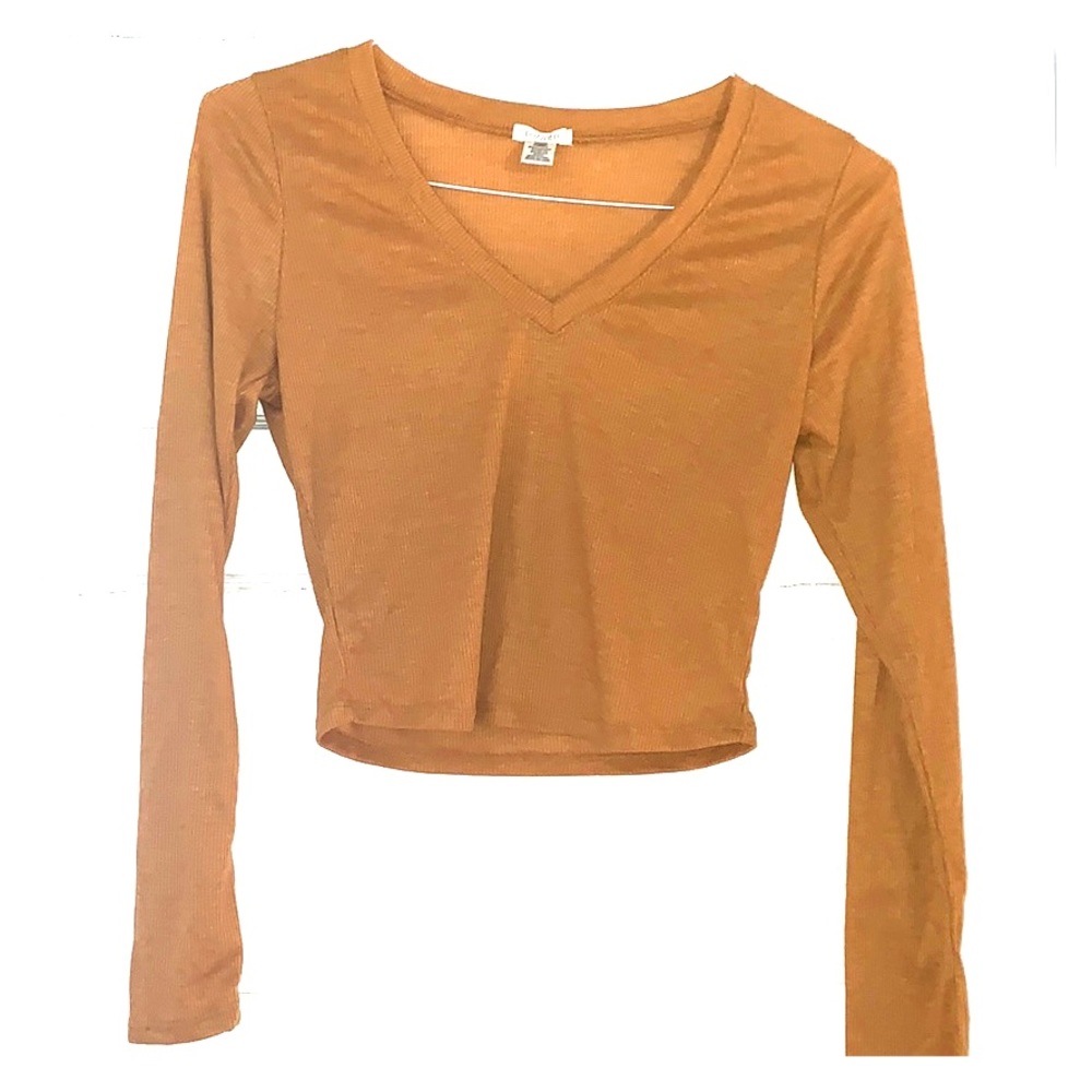 Long sleeve yellow top